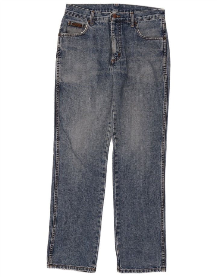 Wrangler Vaqueros rectos Texas para hombre W32 L32 Algodón azul