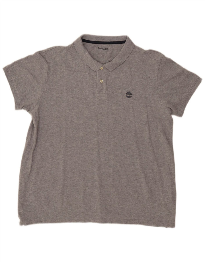 Timberland Polo Hombre XL Algodón Gris