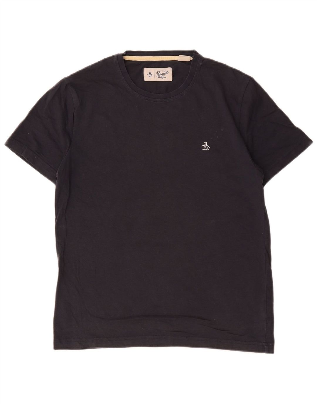 Camiseta Penguin Hombre Top Medium Azul Marino Algodón