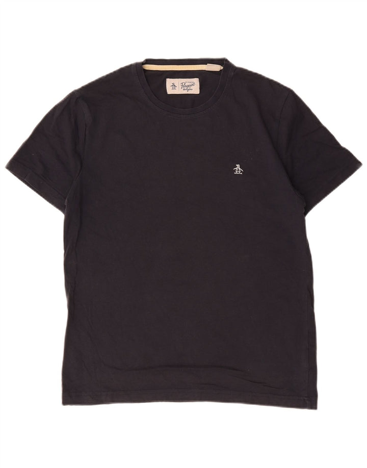 Camiseta Penguin Hombre Top Medium Azul Marino Algodón