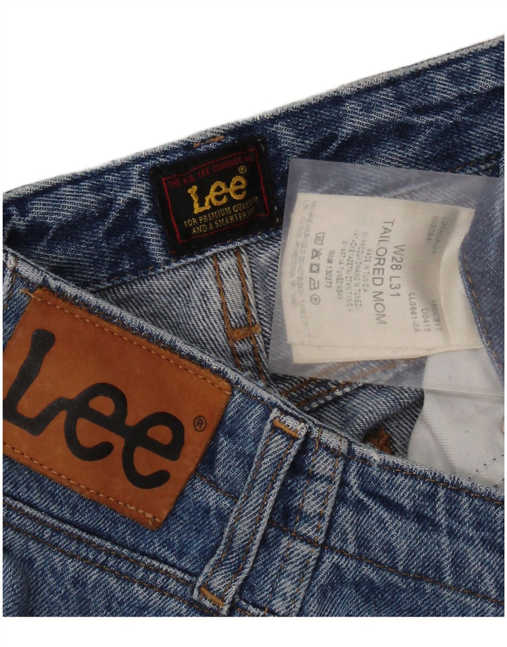 LEE Vaqueros Mom Tapered para Mujer W28 L31 Algodón Azul