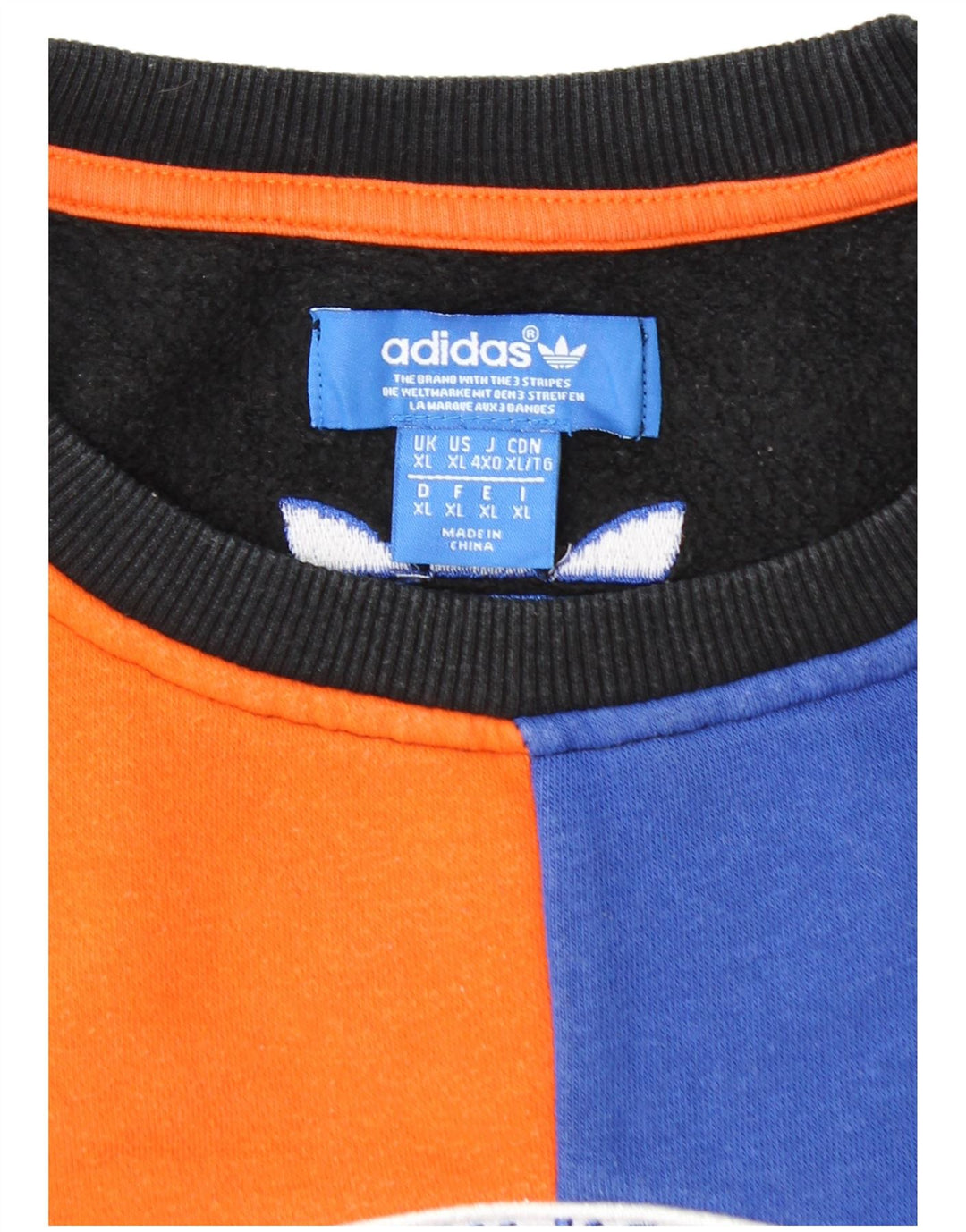 ADIDAS Hombre New York Knicks Sudadera Jumper XL Multicolor Colorblock
