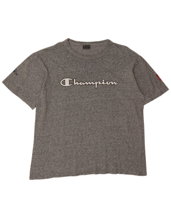 Champion Camiseta gráfica para hombre Top XL Gris moteado