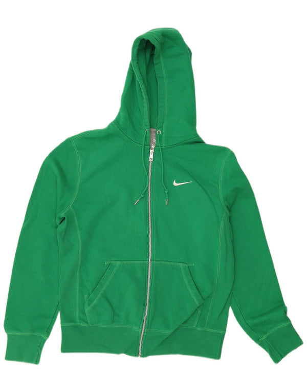 NIKE Sudadera con capucha y cremallera para hombre, color verde medio