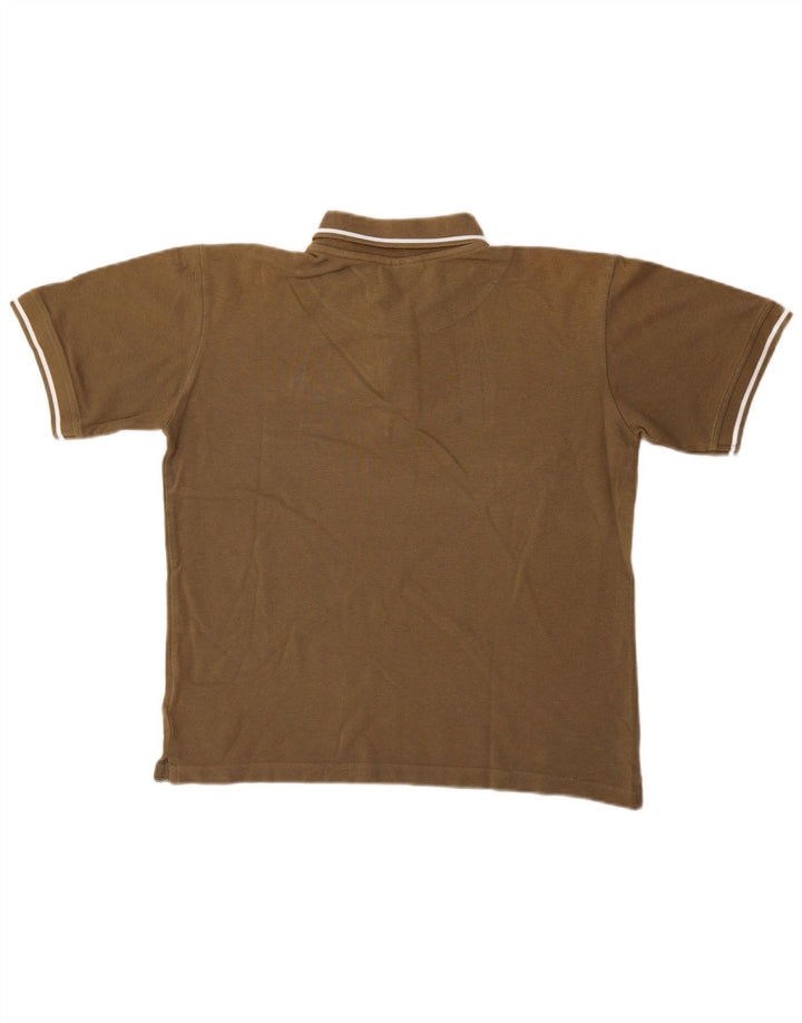 Polo Kappa Hombre Algodón Caqui Medio