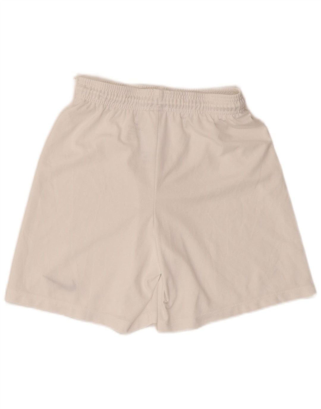 Nike - Pantalones cortos deportivos Dri Fit para niños de 12 a 13 años, tamaño grande, poliéster blanco