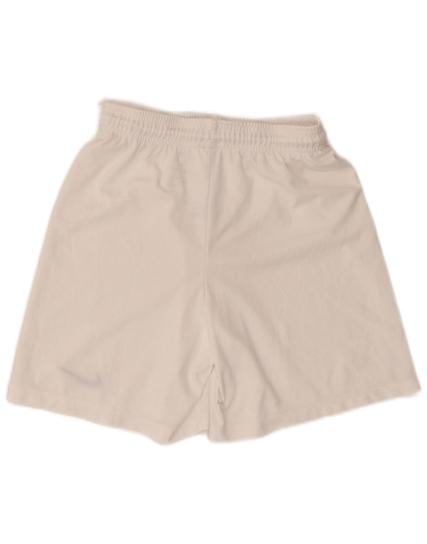 Nike Boys Dri Fit Sport Shorts 12-13 Years Large White Polyester