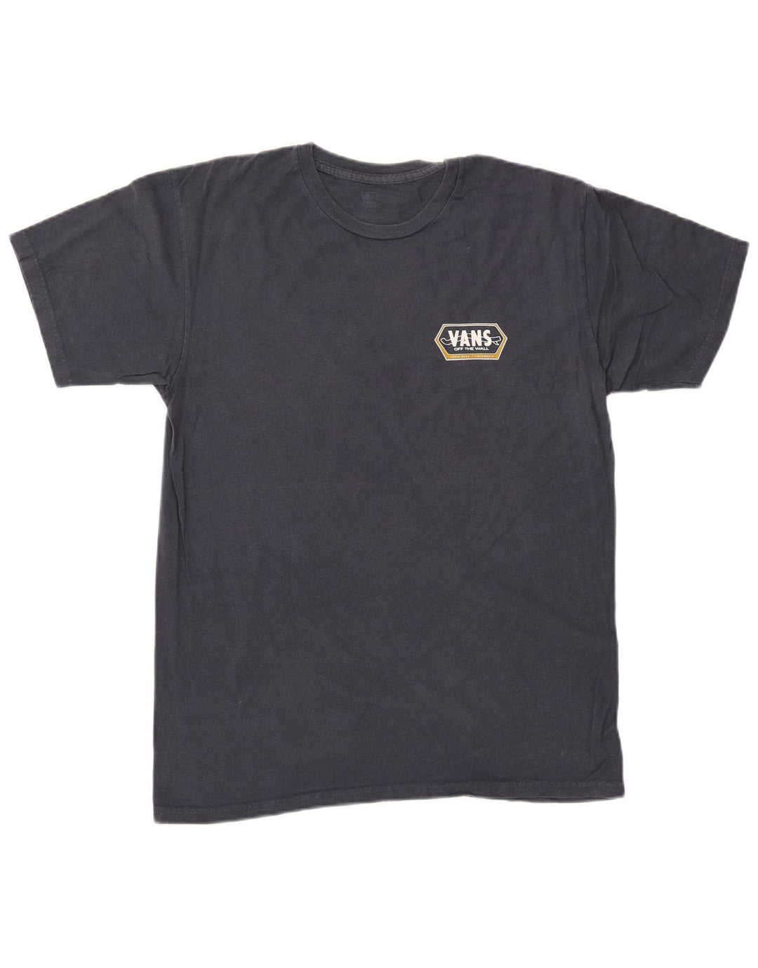 VANS Hombre Camiseta Gráfica Top Medium Azul Marino
