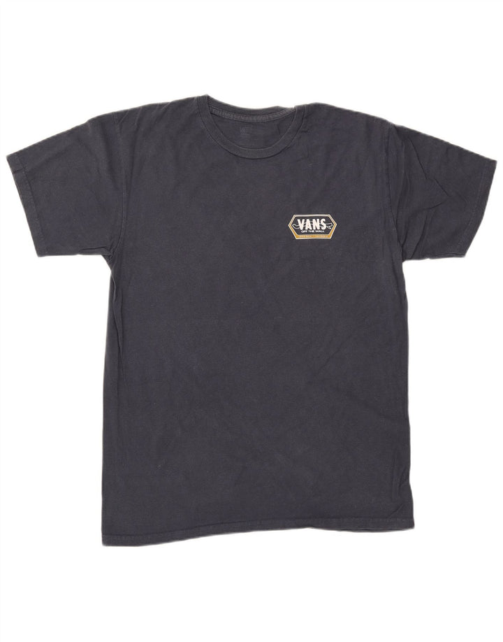 VANS Hombre Camiseta Gráfica Top Medium Azul Marino
