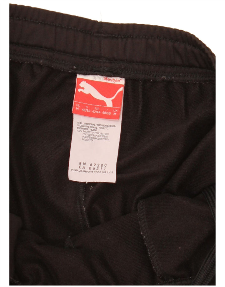Pantalones De Chándal Puma Hombre Negro Mediano Poliéster Color Block