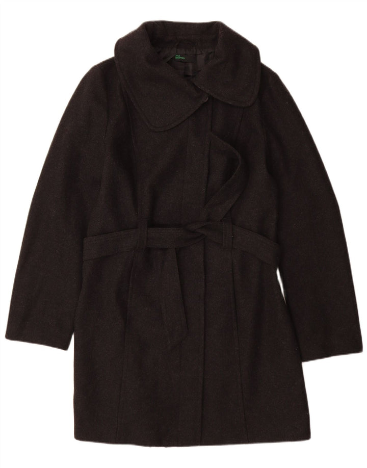 Abrigo BENETTON para mujer IT 46 Lana gris grande