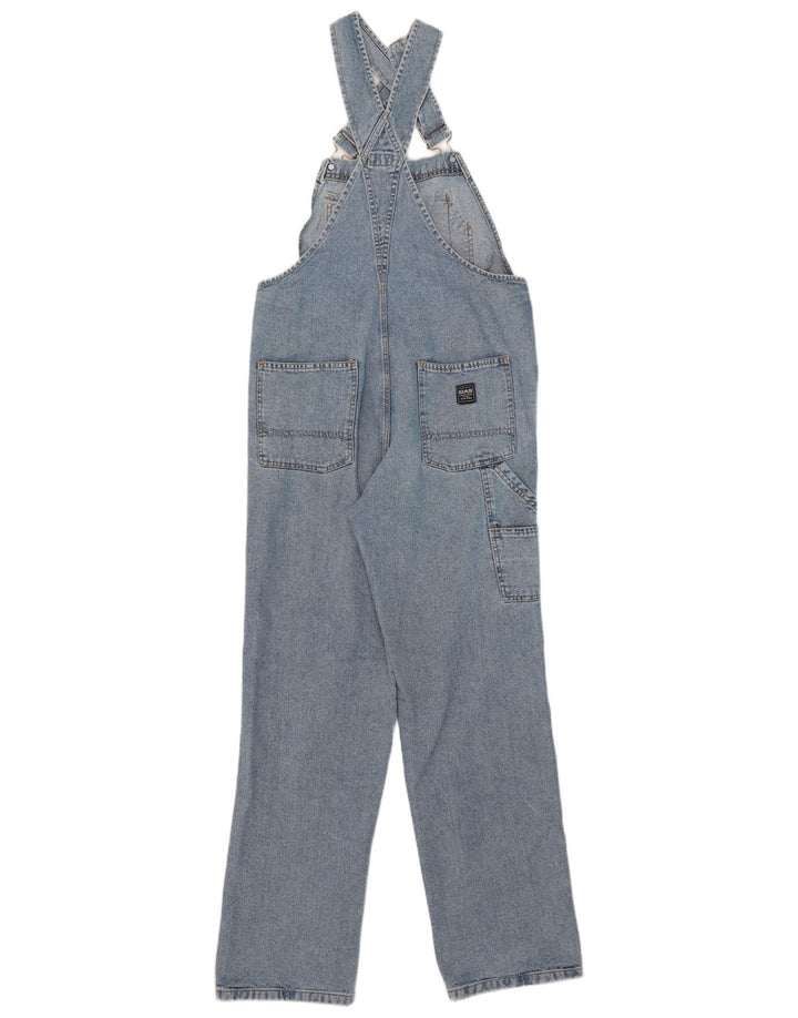 Gas Hombre Cargo Peto Jeans Medio W34 L31 Algodón Azul