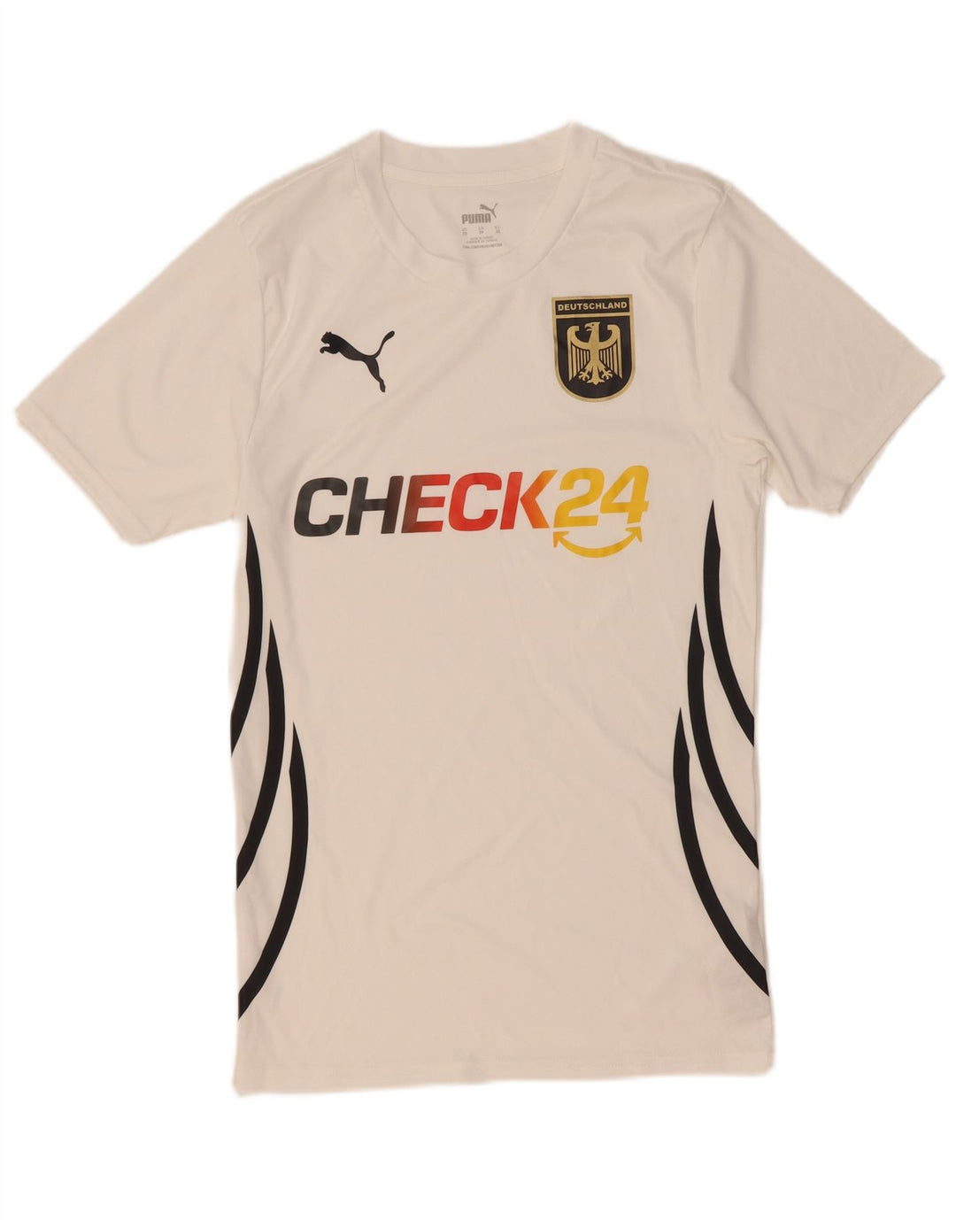Puma Camiseta Deutshland Graphic para hombre Top XS Poliéster blanco