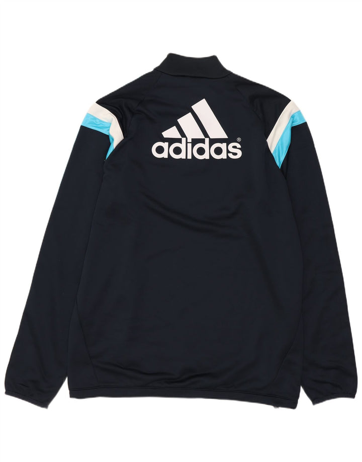 Adidas Mens Chelsea FC Graphic Pullover Chándal Top Medio Azul Marino