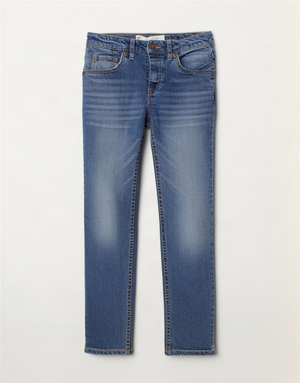 Levi's Jeans 511 Slim para niños 7-8 años W22 L23 Algodón azul