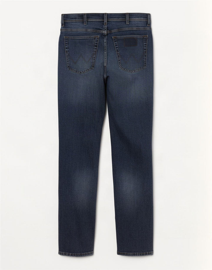 Wrangler Vaqueros rectos Texas para hombre W38 L32 Algodón azul