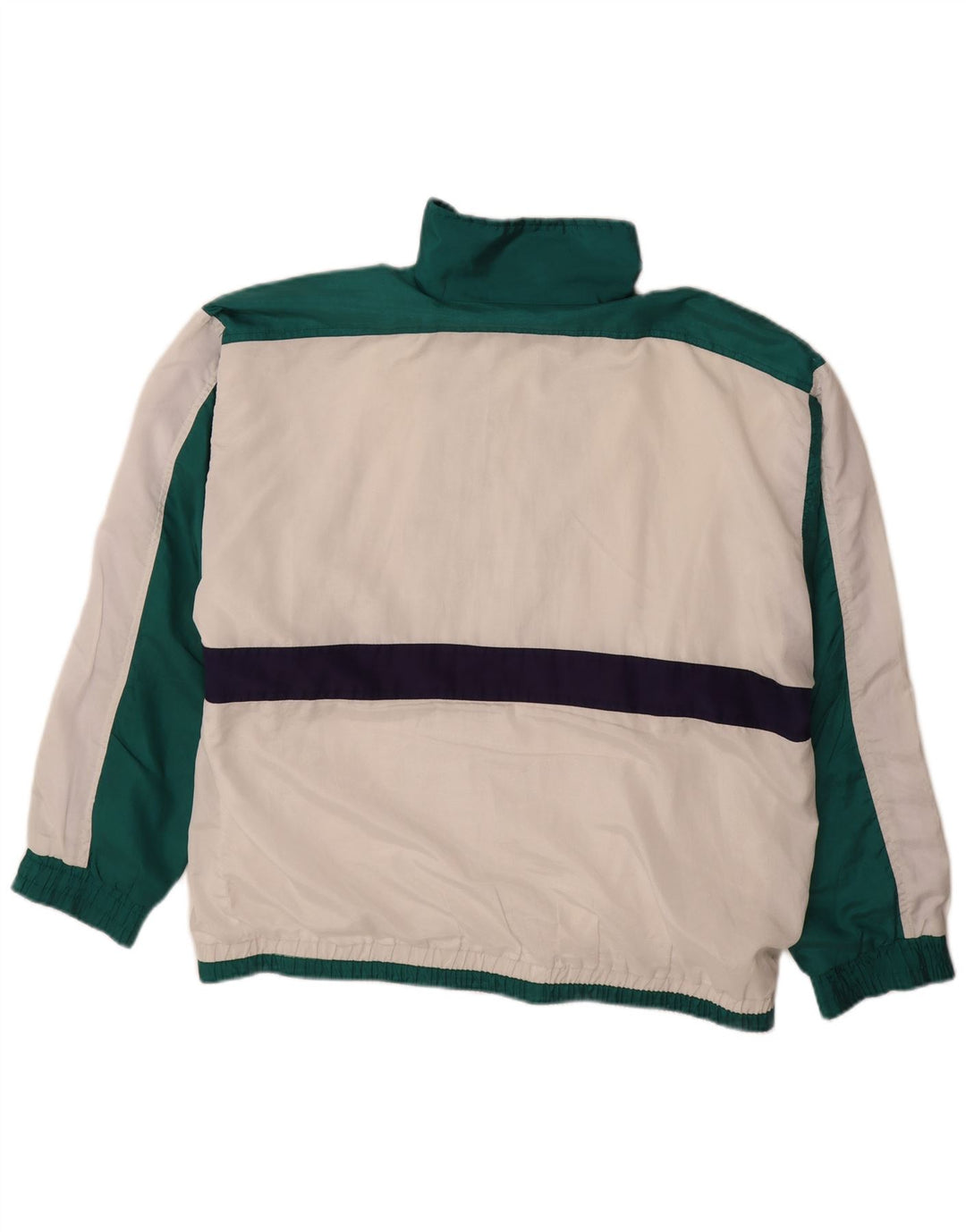 COSMOS Chaqueta superior de chándal para hombre UK 46 Large White Colourblock