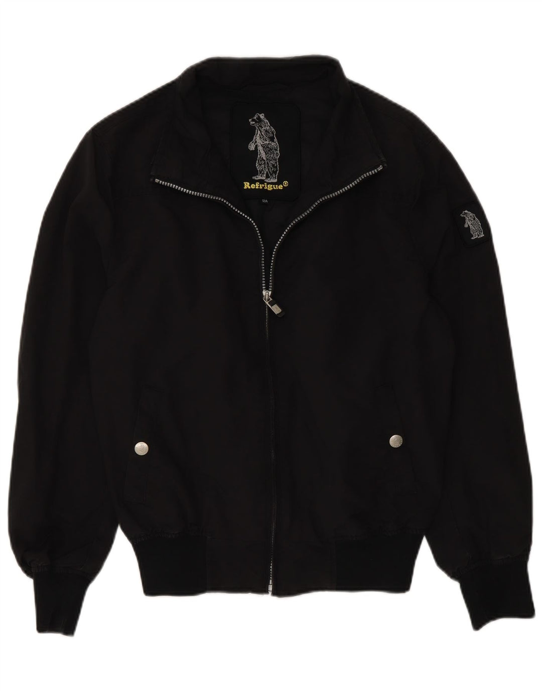 Refrigue Cazadora bomber para niño 13-14 años Nylon negro