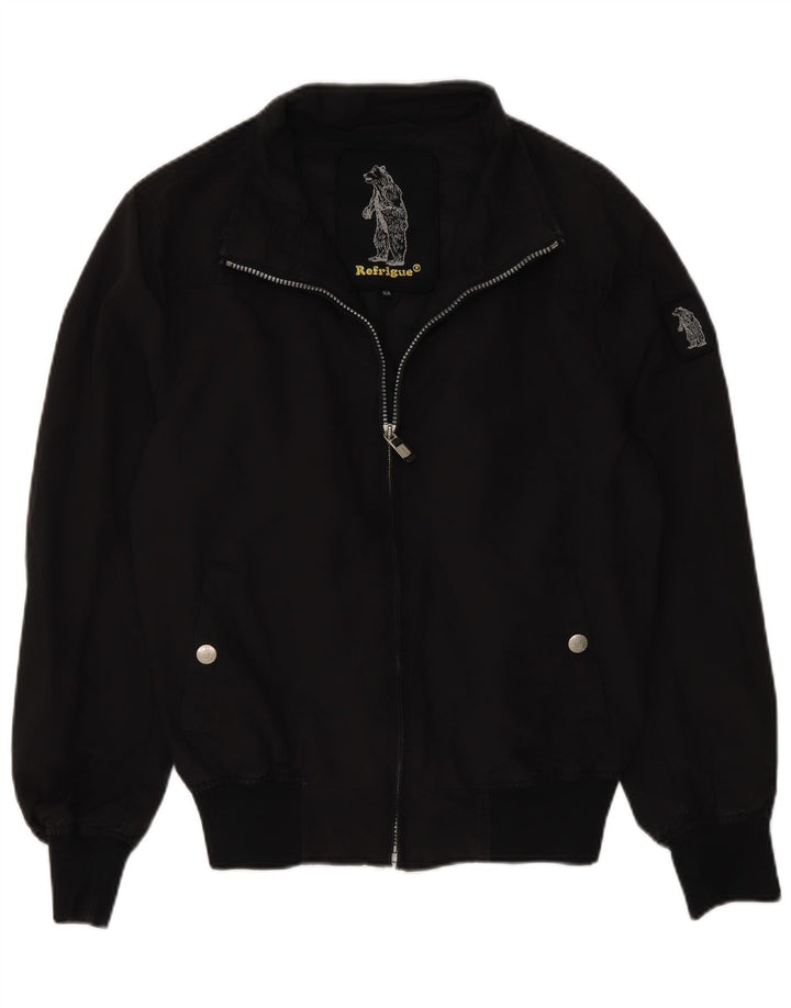 Refrigue Cazadora bomber para niño 13-14 años Nylon negro