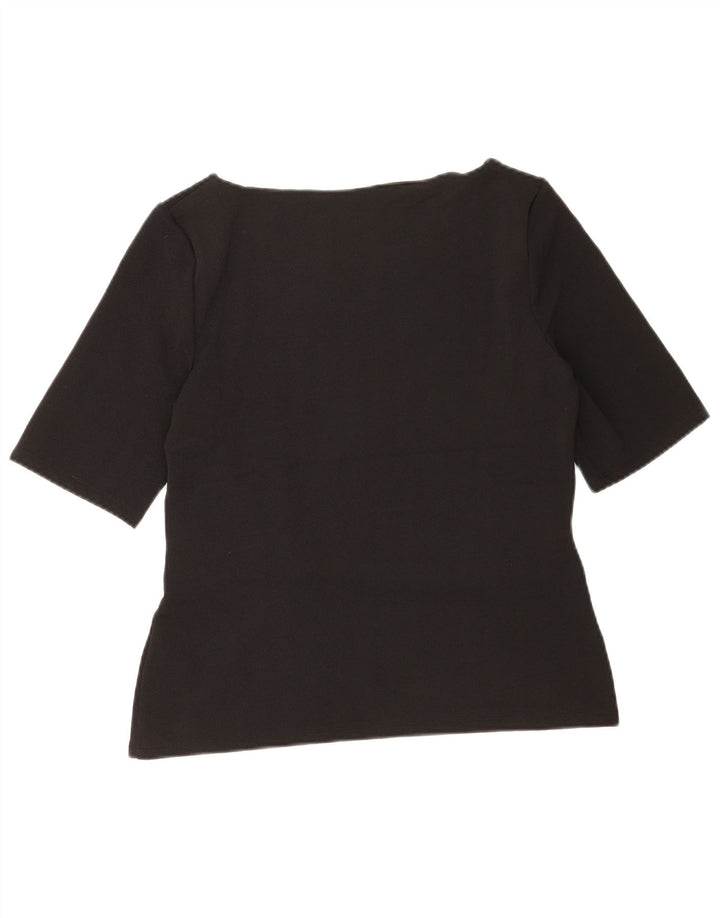 Blusa para mujer Phase Eight Top UK 44 Poliéster negro mediano