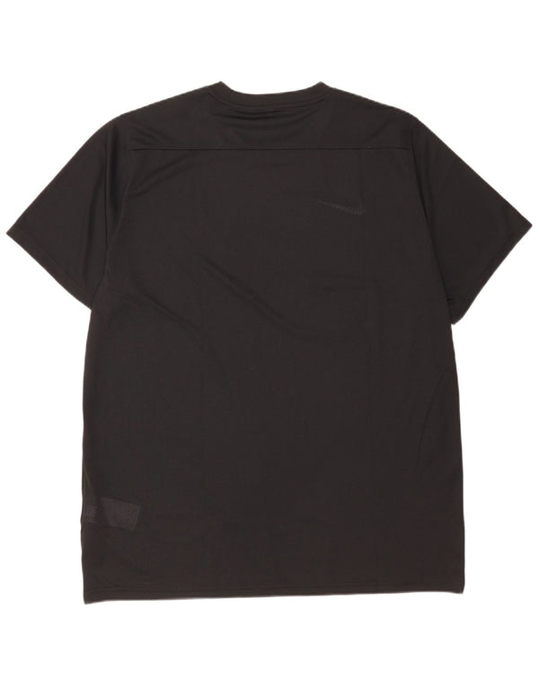 Nike Camiseta Dri Fit Slim Fit para hombre, 2XL, poliéster negro