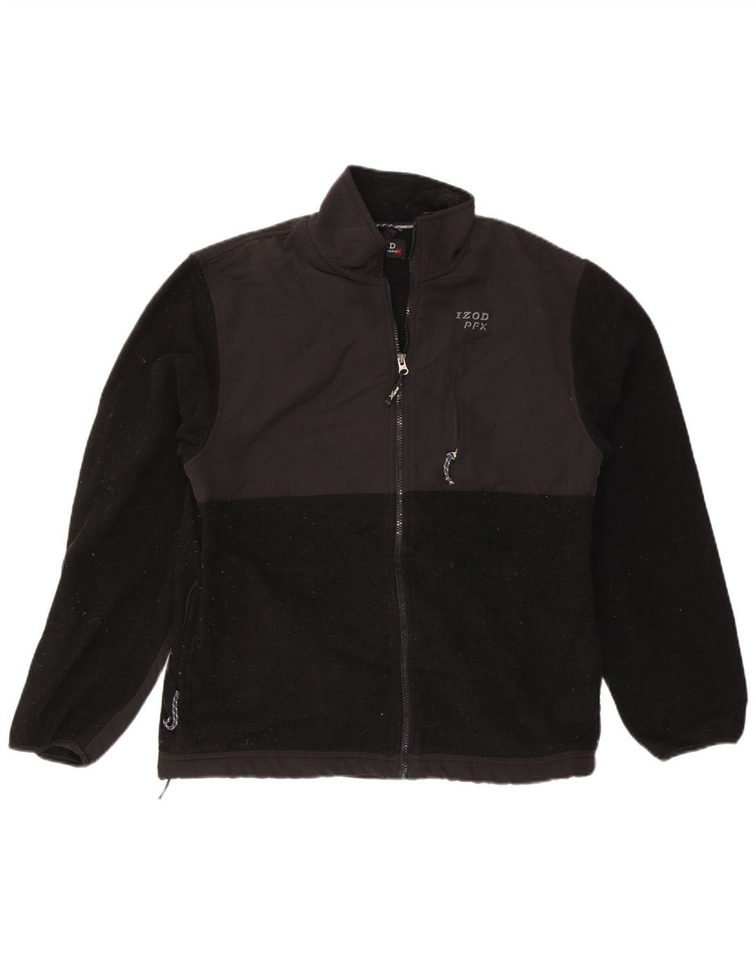 IZOD Chaqueta polar para hombre UK 38 Mediana Negro Poliéster