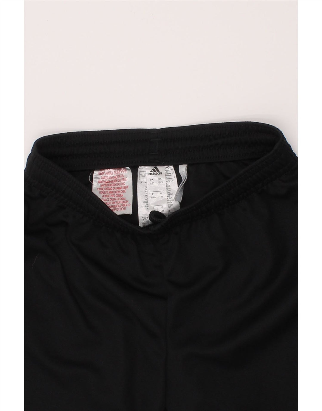 ADIDAS Pantalón corto deportivo Climalite para niño 5-6 años Negro Poliéster