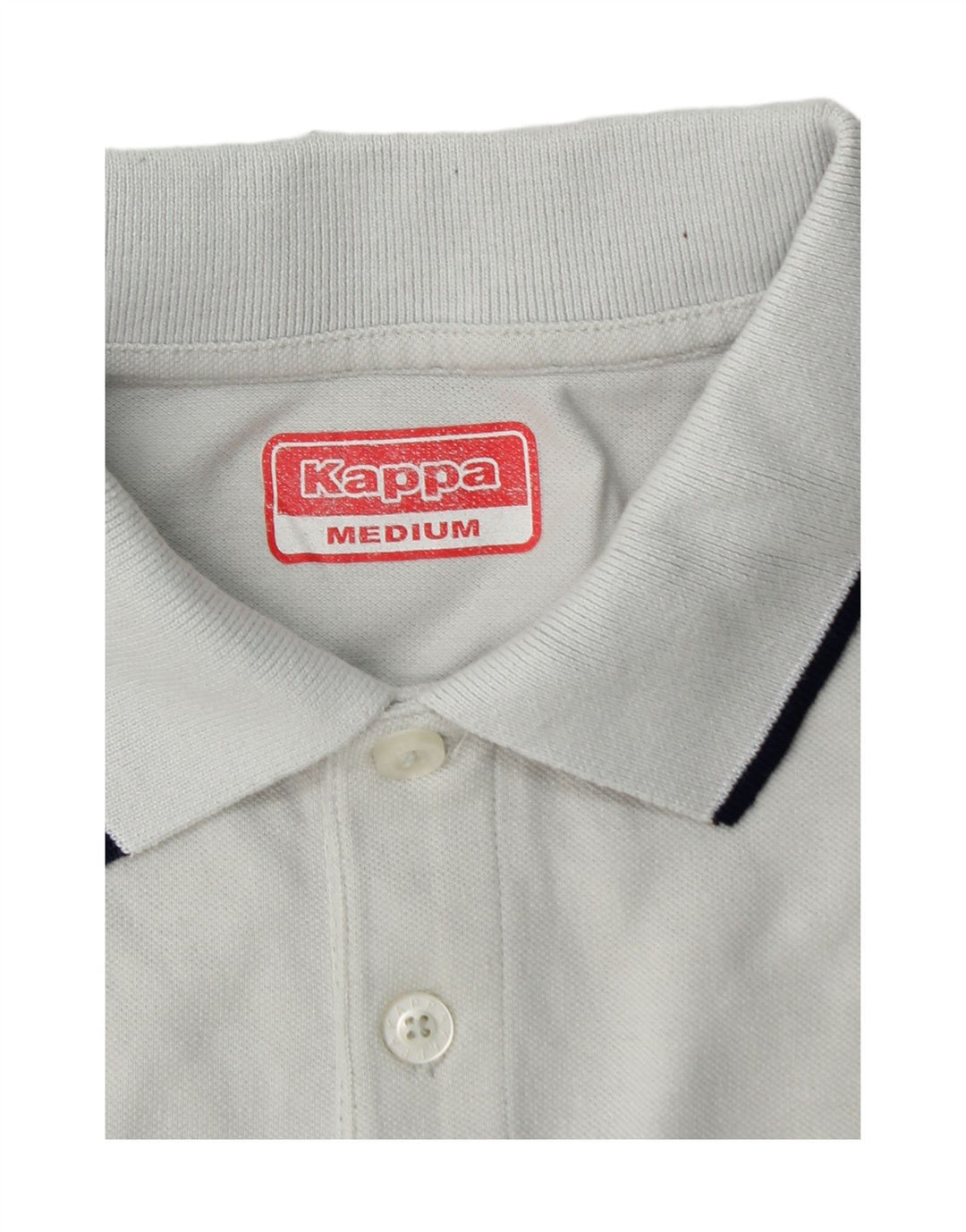 KAPPA Mens Polo Shirt Medium Blue Cotton