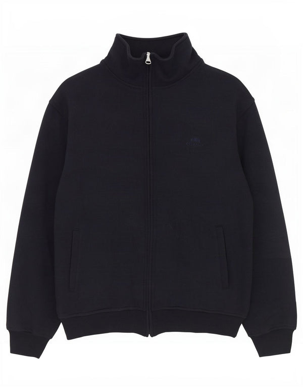 Ellesse Mens Chándal Top Chaqueta Grande Azul Marino Algodón