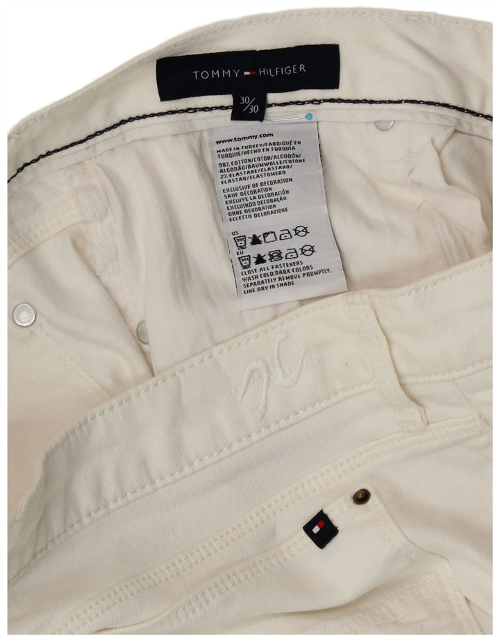 TOMMY HILFIGER Vaqueros Bootcut para Mujer W30 L30 Algodón Blanco