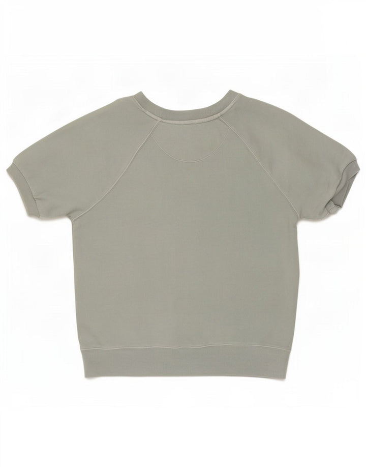 Gap Sudadera de Manga Corta para Mujer Jersey UK 44 Algodón Verde Medio