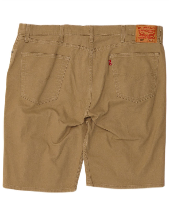Levi's Mens 505 pantalones cortos de mezclilla W42 2XL algodón beige