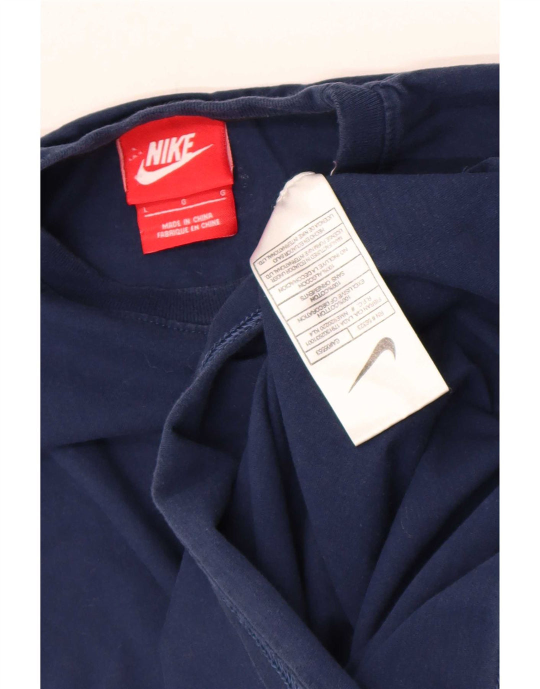 Nike - Camiseta gráfica para hombre, talla grande, algodón azul marino