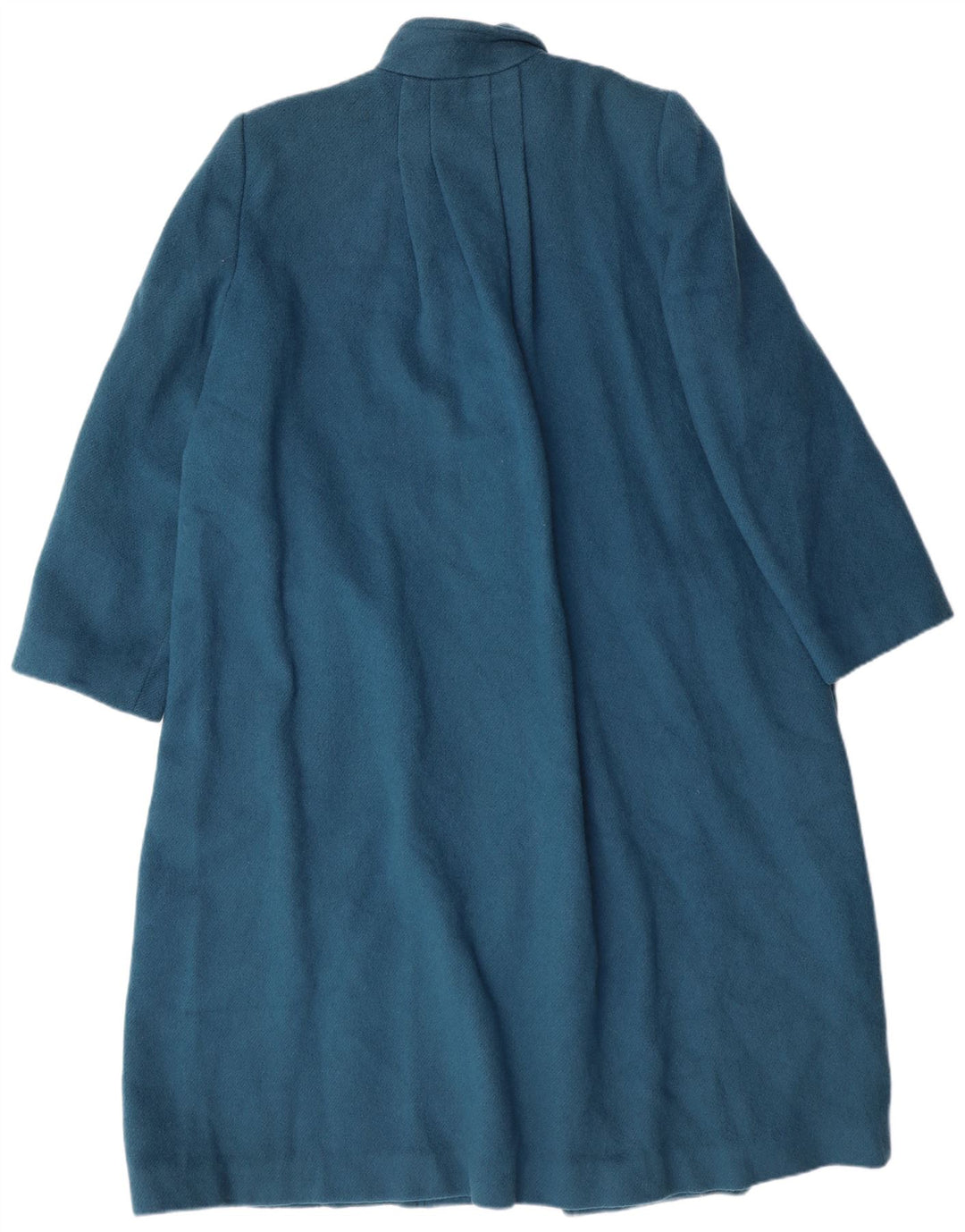 Valentino Mujer Miss V Abrigo IT 44 Clásico De Lana Azul Medio