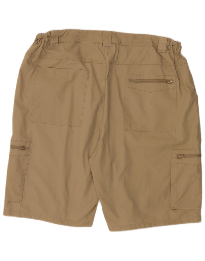 Pantalones cortos tipo cargo para hombre Mountain Warehouse W38 XL Beige