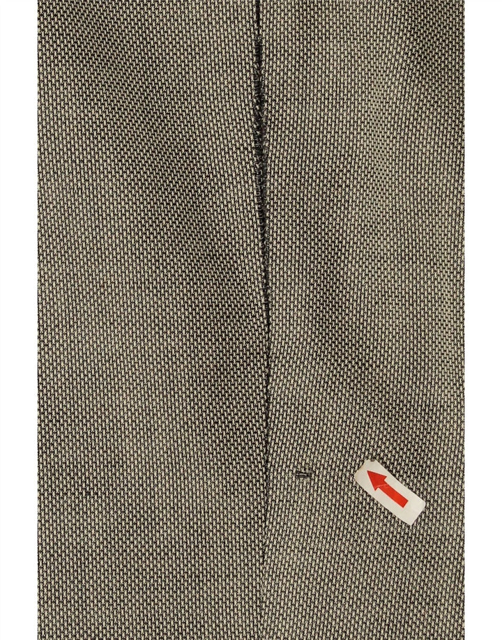 Hugo Boss Chaqueta tipo blazer de 2 botones para hombre EU 46 Small Grey Virgin Wool