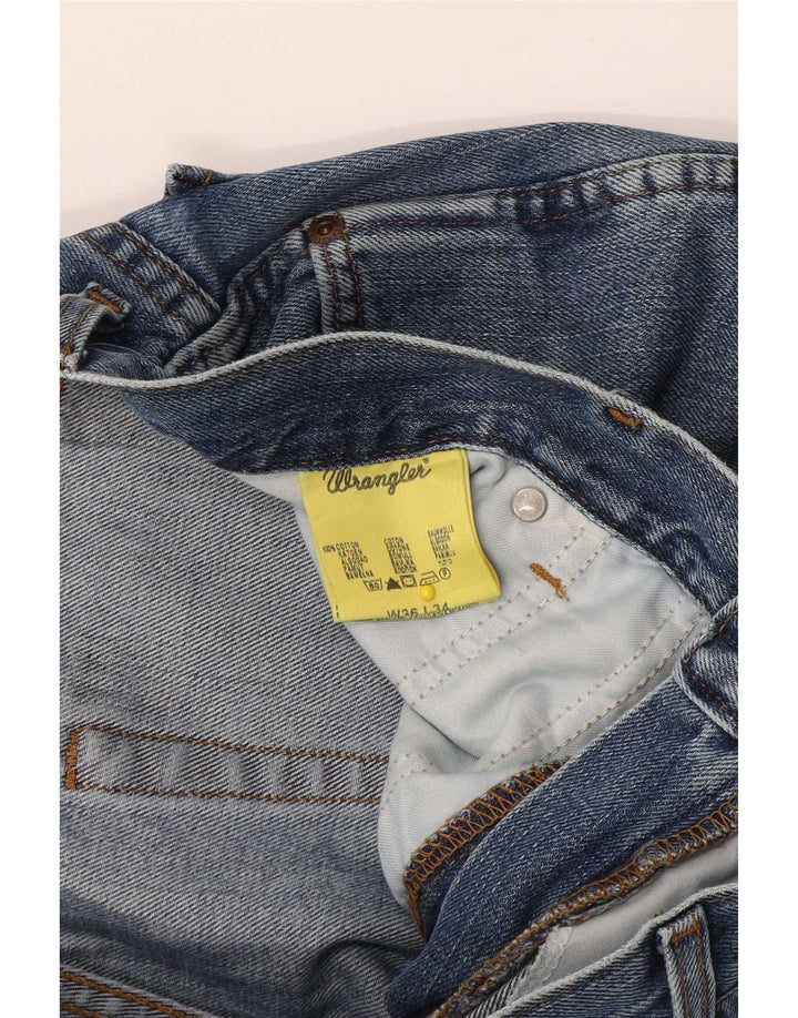 Wrangler Vaqueros rectos para hombre W36 L34 Algodón azul