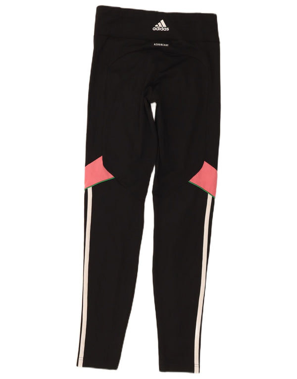 Adidas Leggings Aeroready para niña 14-15 años Negro Colorblock Poliéster