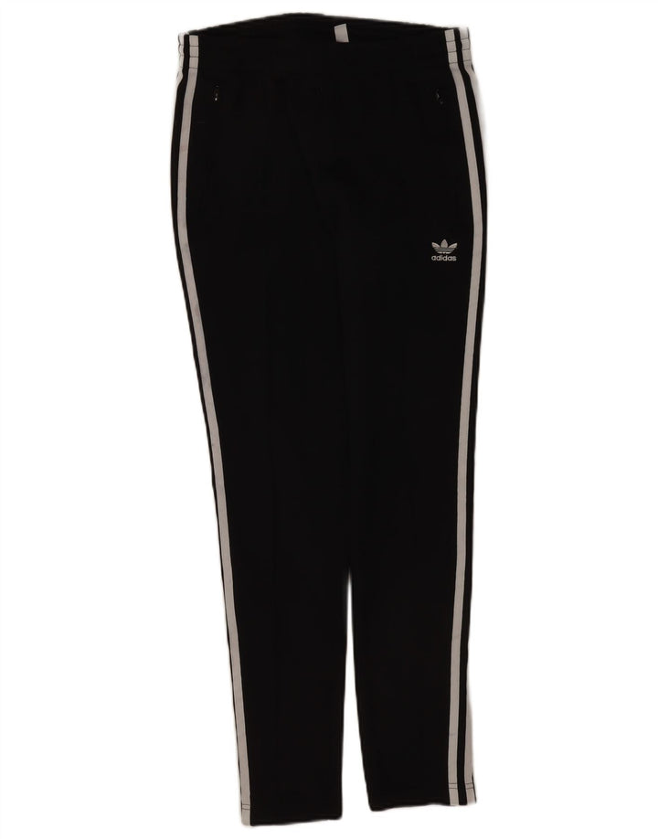 Adidas Pantalones de chándal para mujer UK 8 Small Negro Poliéster