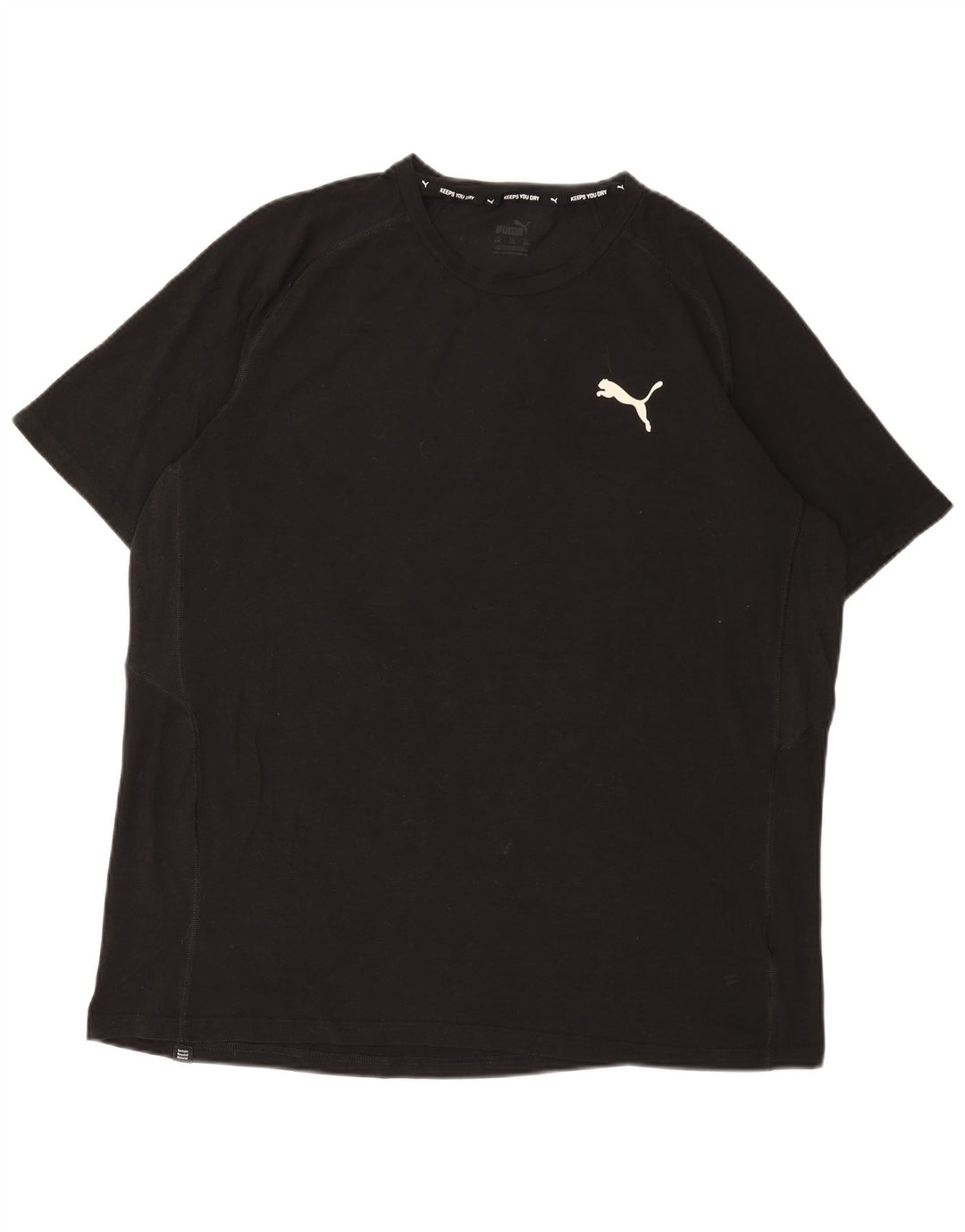 Puma Camiseta para hombre Top 2XL Algodón negro