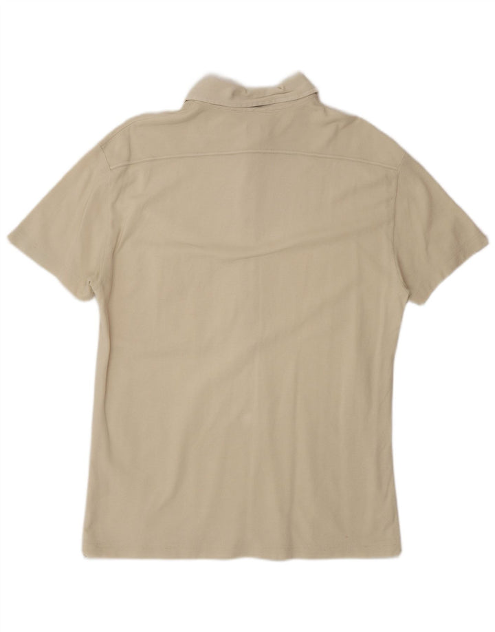 Armani Jeans Polo Hombre Mediano Blanco Roto