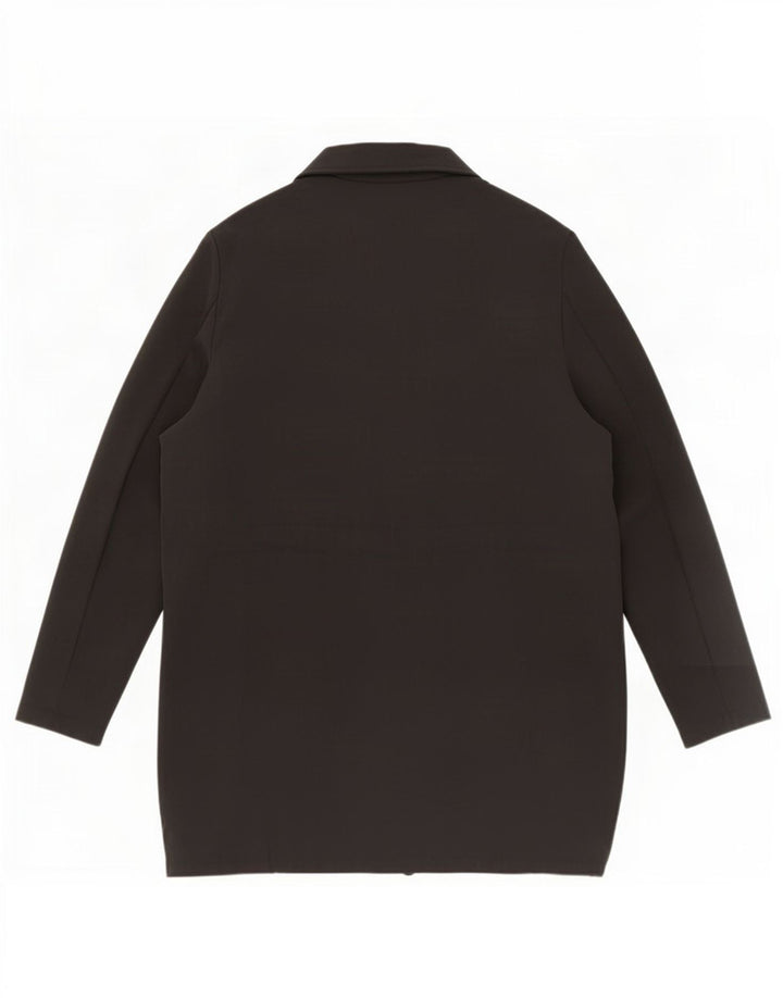 Zara Mujer Cárdigan Abierto Extragrande UK 6 XS Poliéster Negro