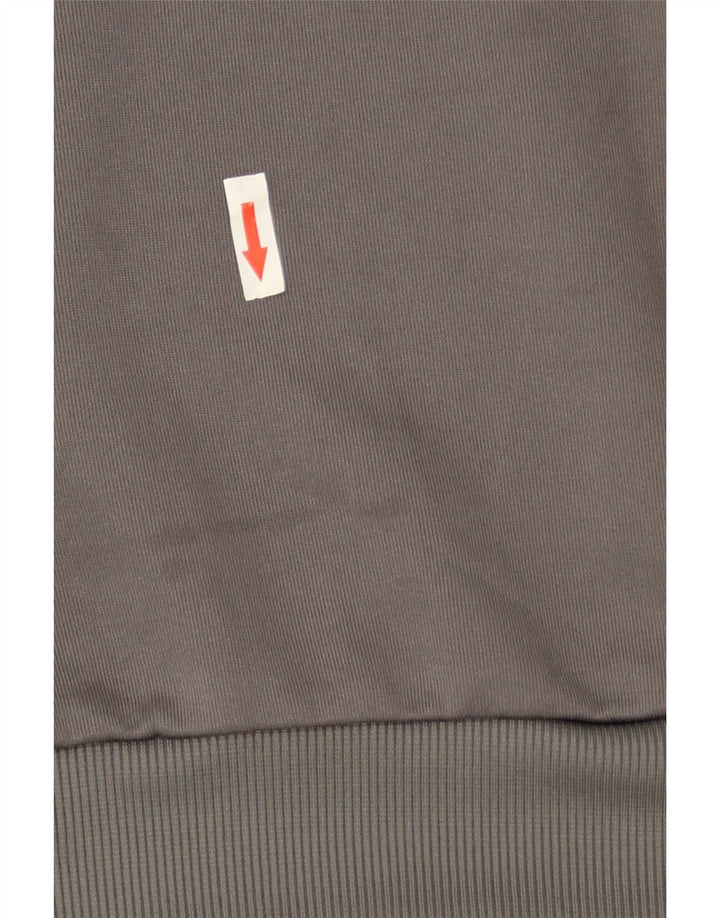 Puma Mens Graphic Sudadera Jumper Pequeño Gris Poliéster