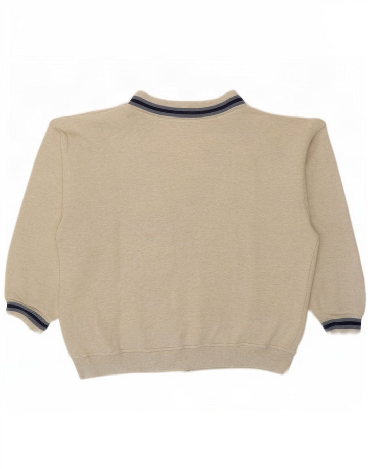 Great Bay Chaqueta de chándal holgada para hombre con moteado beige medio