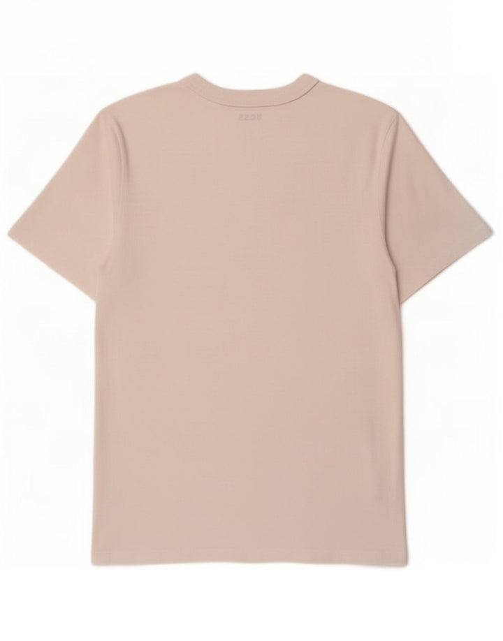 Hugo Boss Hombre Camiseta Top Grande Algodón Blanco