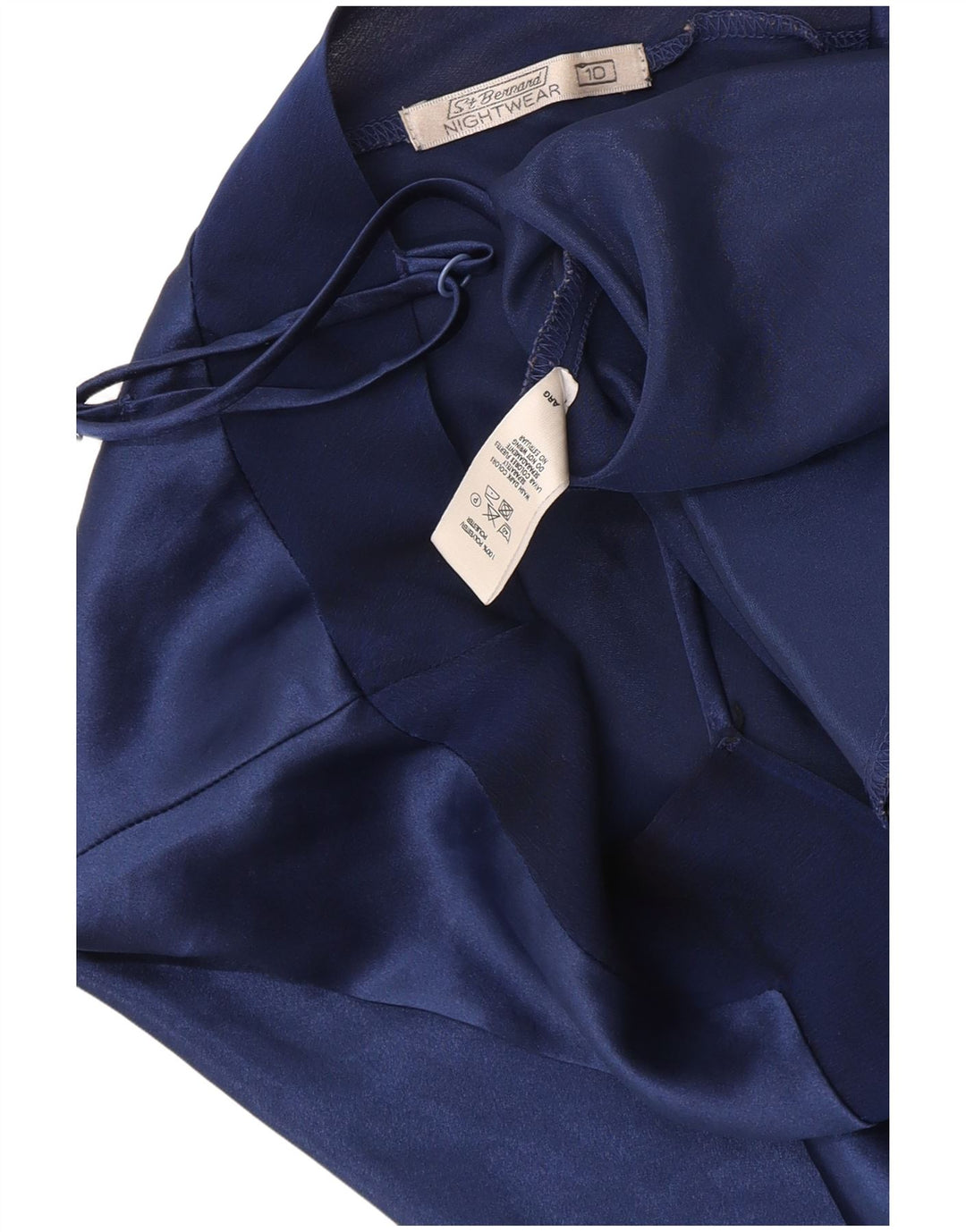St. Bernard Vestido lencero para mujer UK 10 Small Azul marino Poliéster