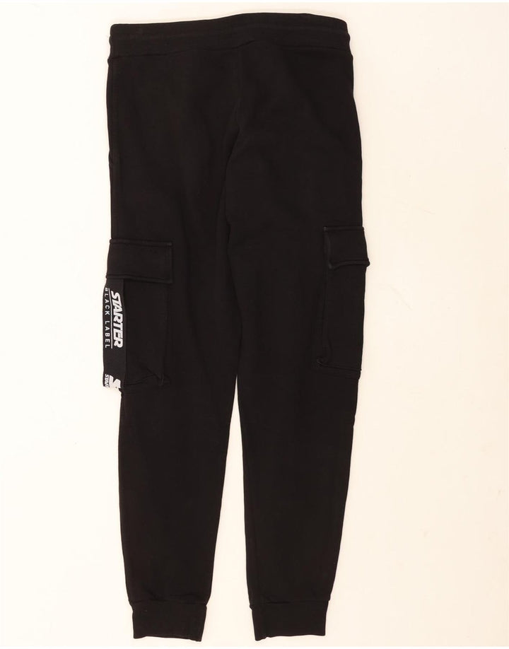 Starter Pantalones De Chándal Cargo Gráfico Joggers Medium Negro Algodón Hombre