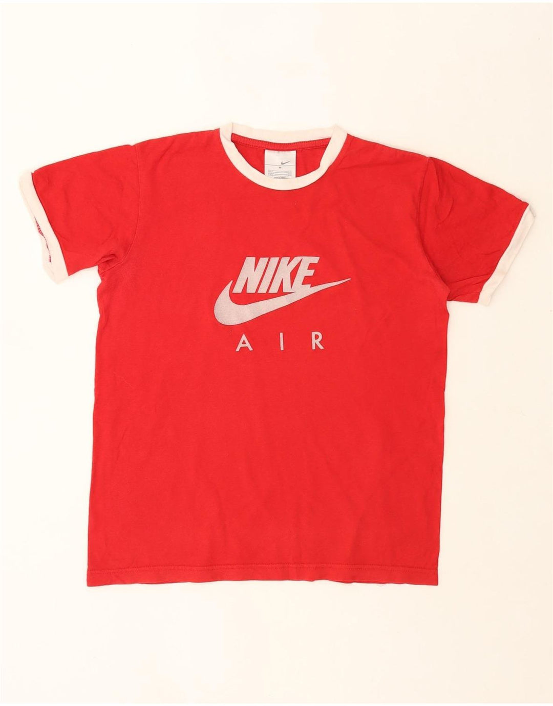 Nike Camiseta gráfica para hombre Top UK 39/40 Medium Rojo Algodón