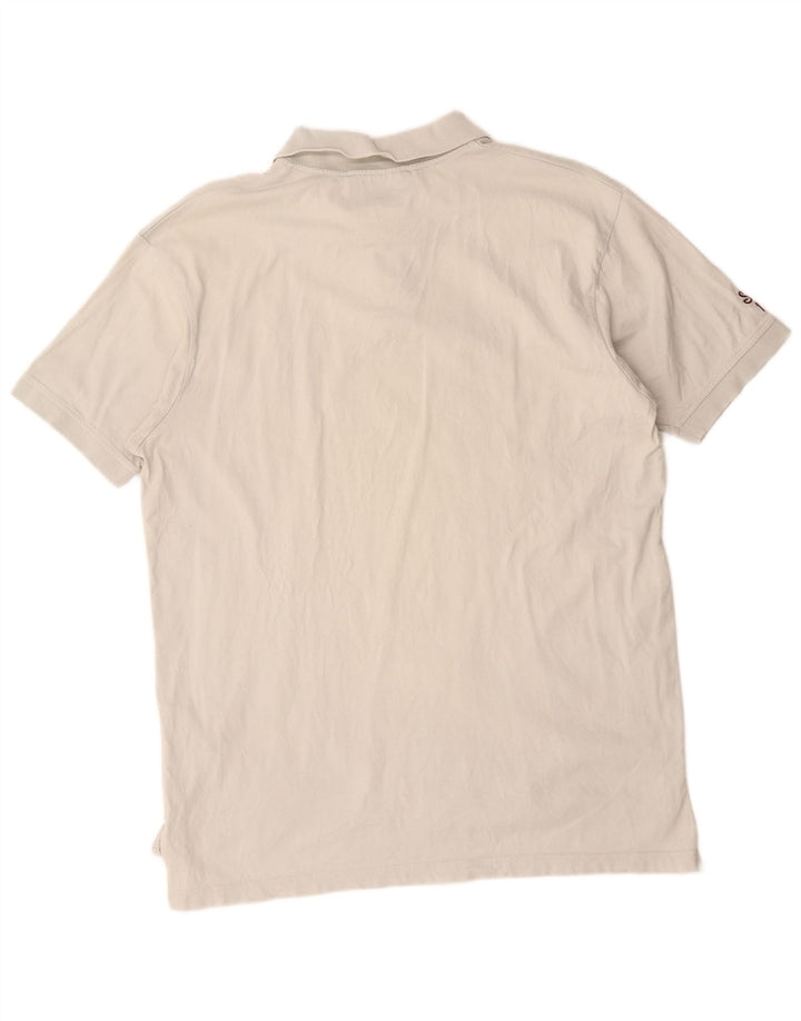 Umbro Polo Gráfico Para Hombre Algodón Blanco Grande