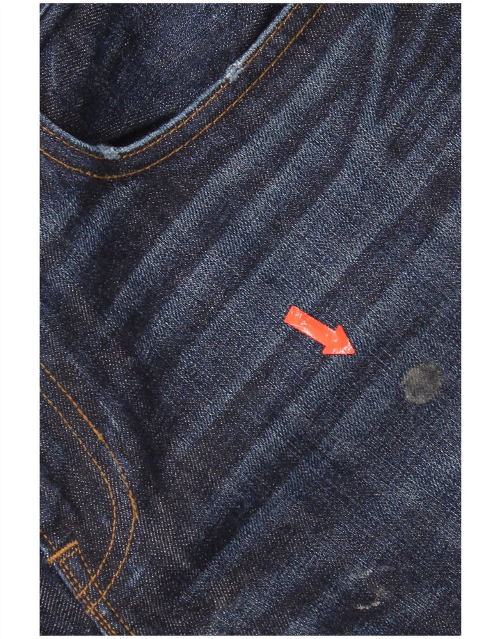 J. Crew Vaqueros ajustados para hombre W33 L32 Algodón azul marino